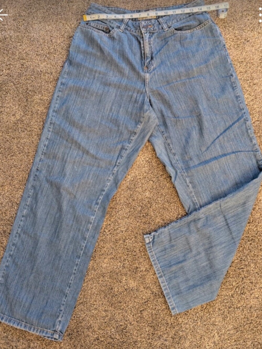 🌼 L.L. Bean Straight-Leg Women's Denim Jeans EUC Size 8 Regular
